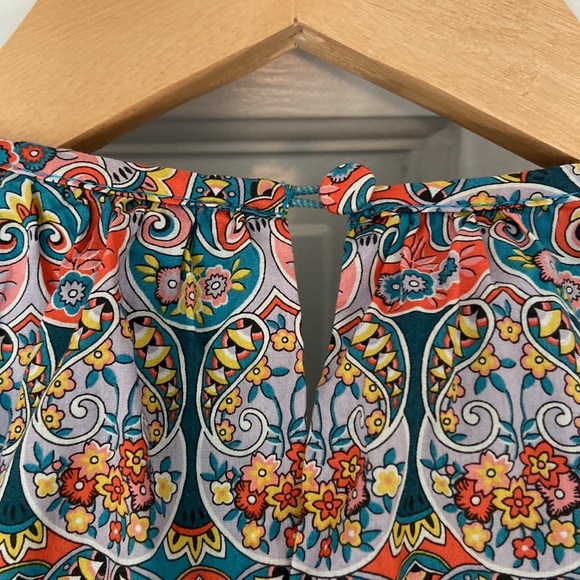 J. Crew Side and Back Cutout Liberty Fabric Cotton Midi Dress - Picture 10 of 11